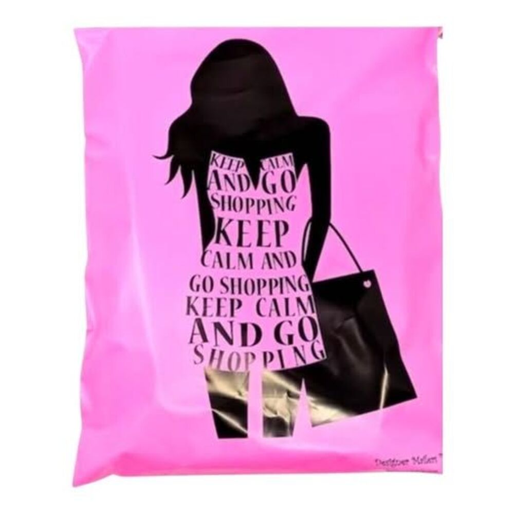 Shopping Pink Poly Mailers Size 10x13 Pack of 20